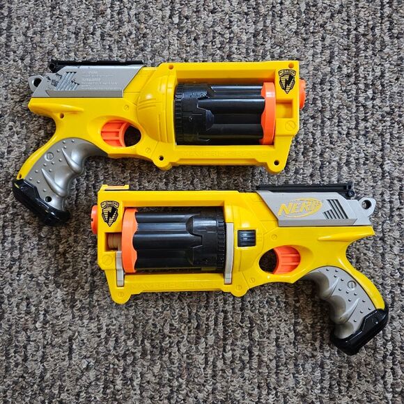 Nerf N-Strike Mavericks Dart Gun 6 Shot Unmodified - Discontinued - Picture 6 of 6